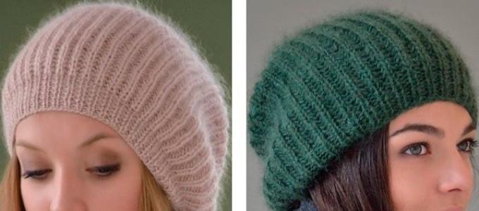 How to knit a hat for a woman - new items